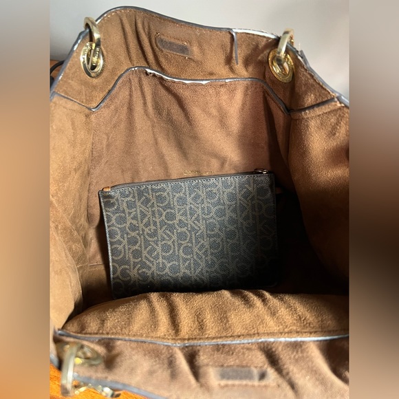Calvin Klein Large Brown Tote - Picture 8 of 13